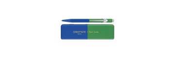 Caran d'Ache - 849 Paul Smith 2023 - Cobalt Blue and Emerald Green - Ballpoint