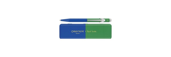 Caran d'Ache - 849 Paul Smith 2023 - Cobalt Blue and Emerald Green - Penna a sfera