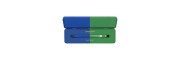 Caran d'Ache - 849 Paul Smith 2023 - Cobalt Blue and Emerald Green - Ballpoint