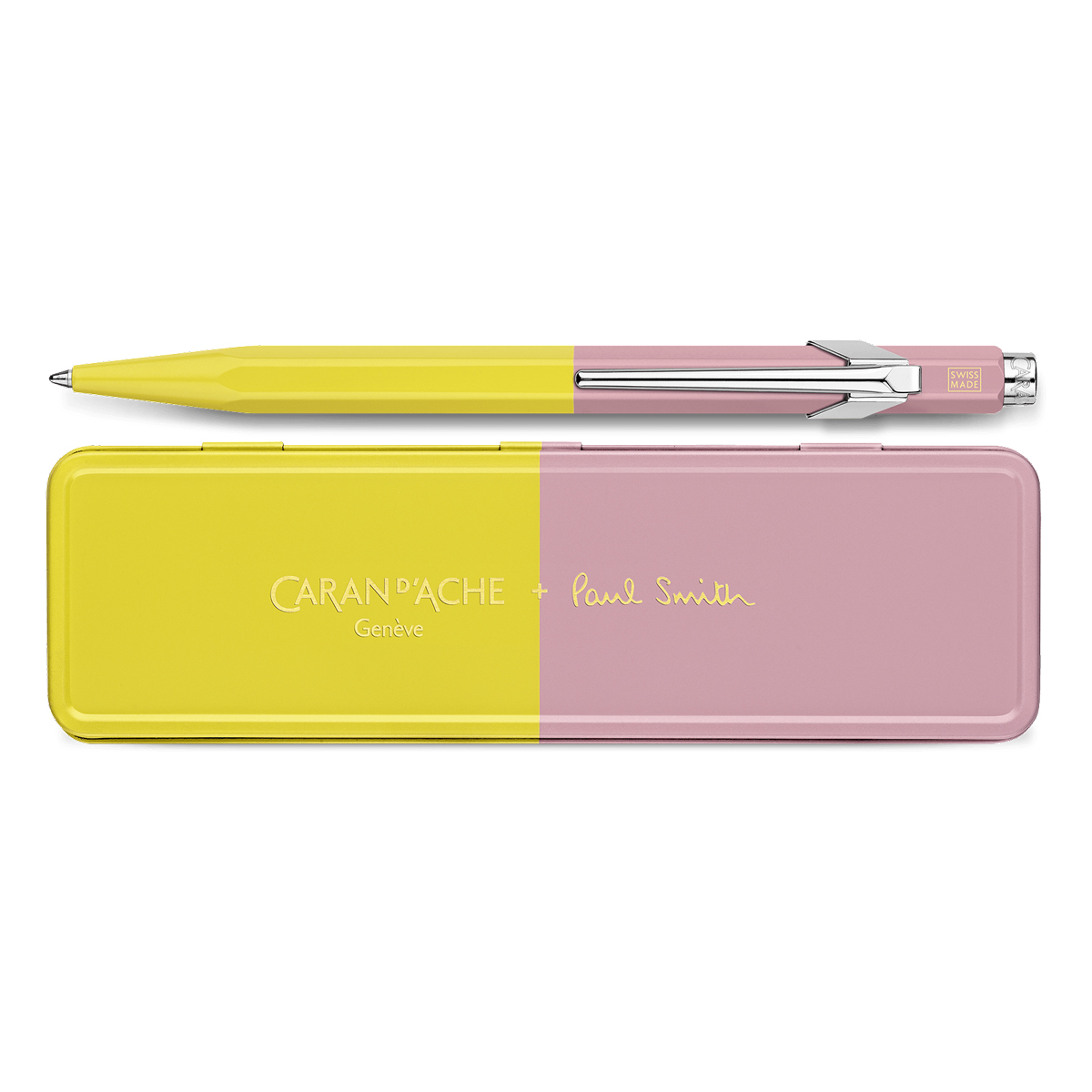 Caran d'Ache - 849 Paul Smith 2023 - Yellow and Pink - Ballpoint