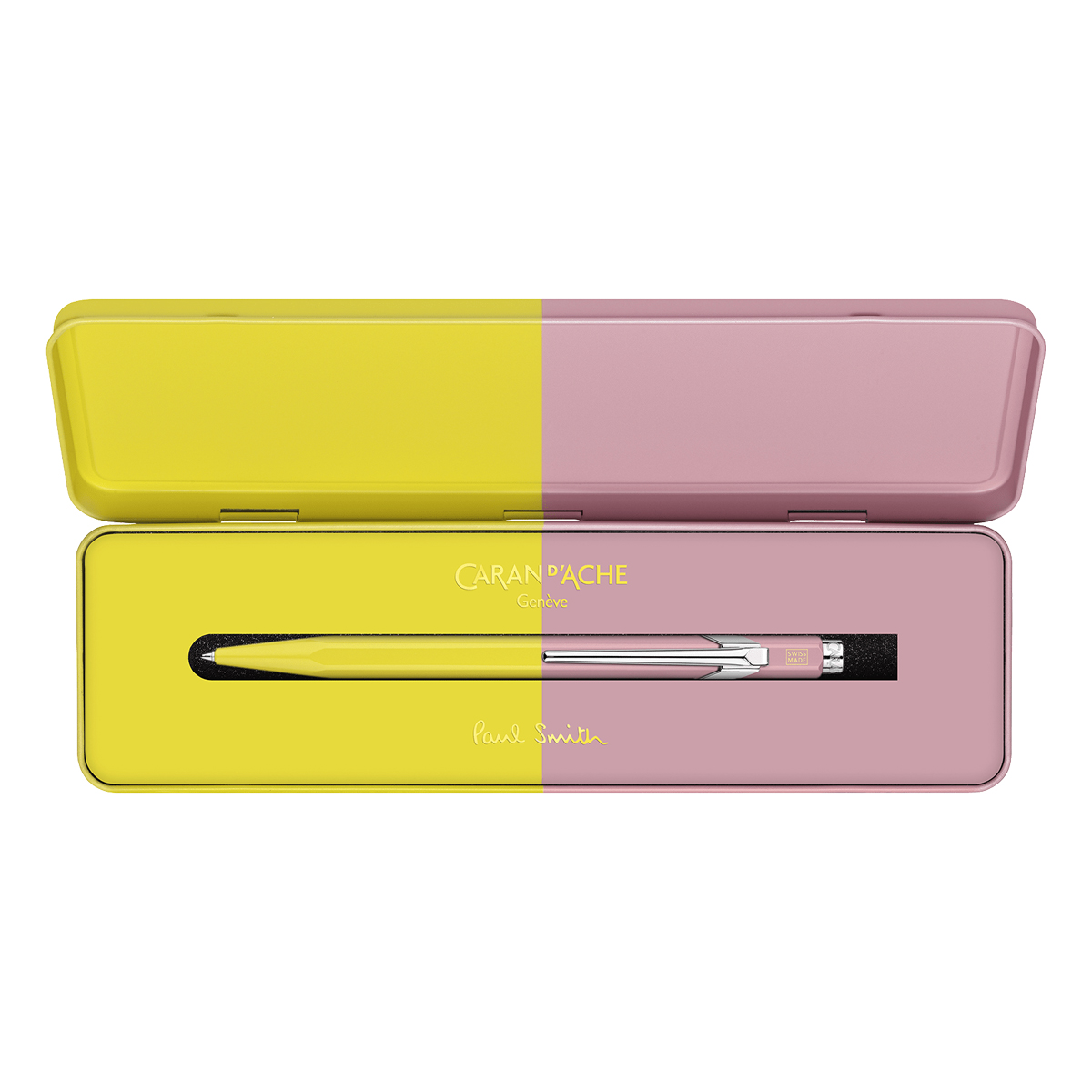 Caran d'Ache - 849 Paul Smith 2023 - Yellow and Pink - Ballpoint