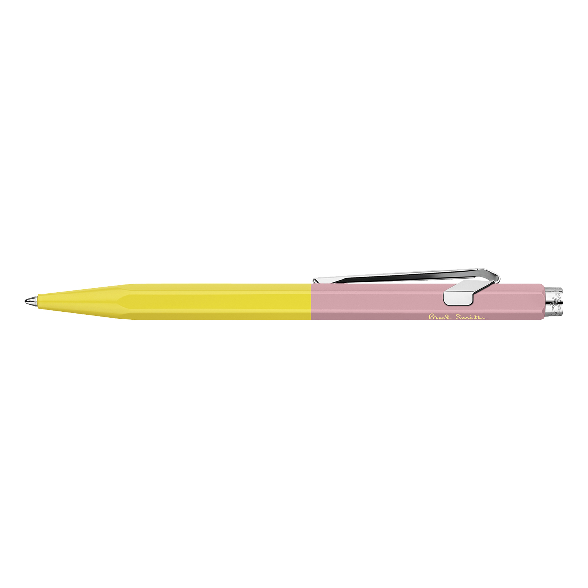 Caran d'Ache - 849 Paul Smith 2023 - Yellow and Pink - Penna a sfera