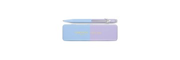 Caran d'Ache - 849 Paul Smith 2023 - Sky Blue and Lavender - Penna a sfera