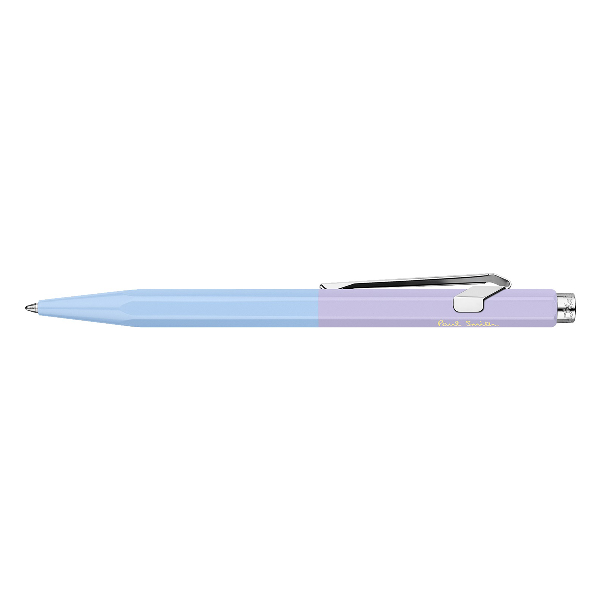 Caran d'Ache - 849 Paul Smith 2023 - Sky Blue and Lavender - Penna a sfera