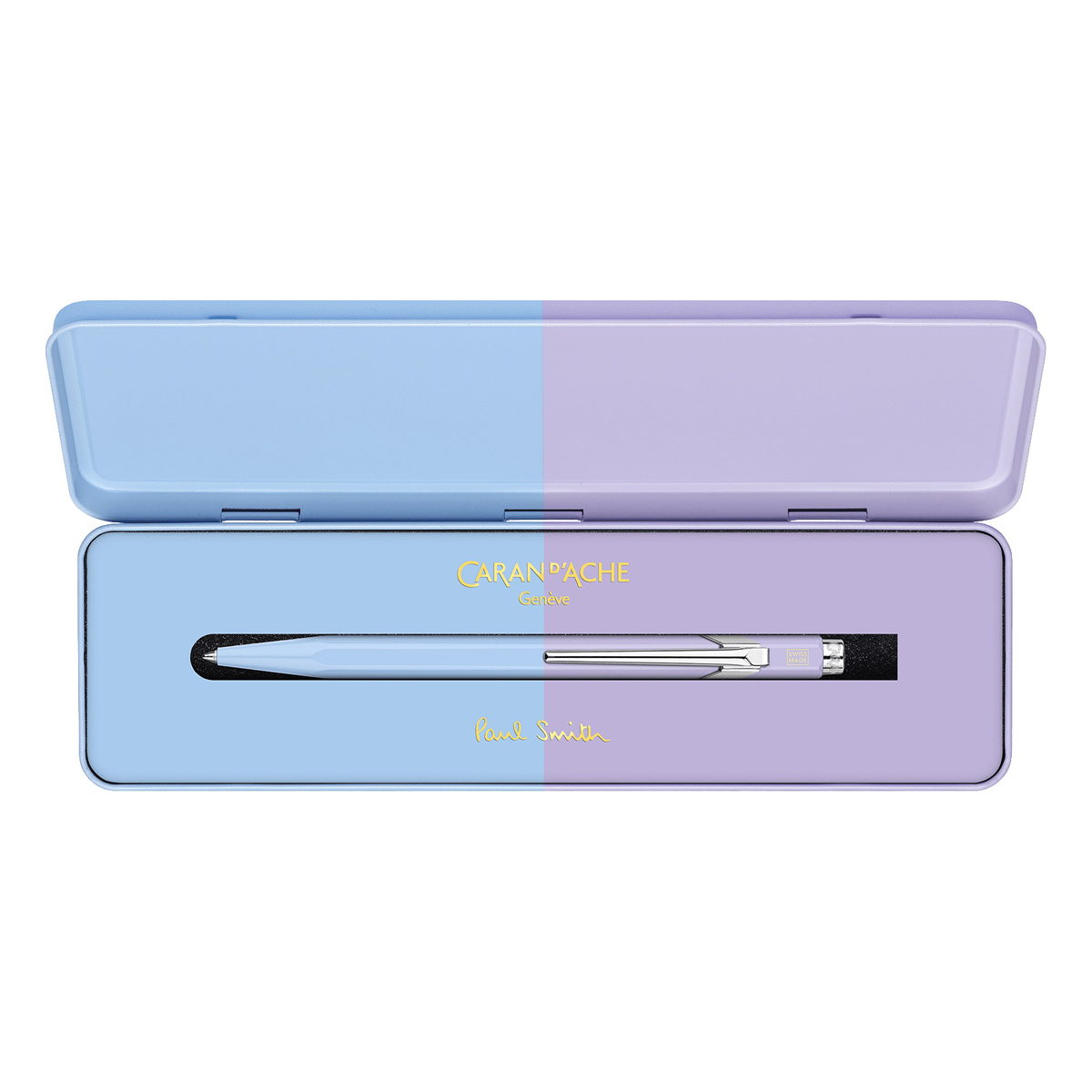 Caran d'Ache - 849 Paul Smith 2023 - Sky Blue and Lavender - Ballpoint