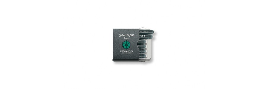 Caran d'Ache - Ink Cartridge - Vibrant Green