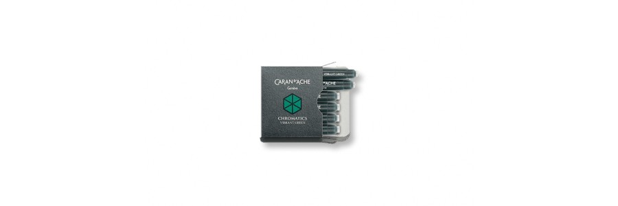 Caran d'Ache - Cartucce di Inchiostro - Vibrant Green