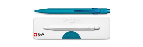 Caran d'Ache - 849 - Claim your Style III - Ballpoint Pen - Ice Blue