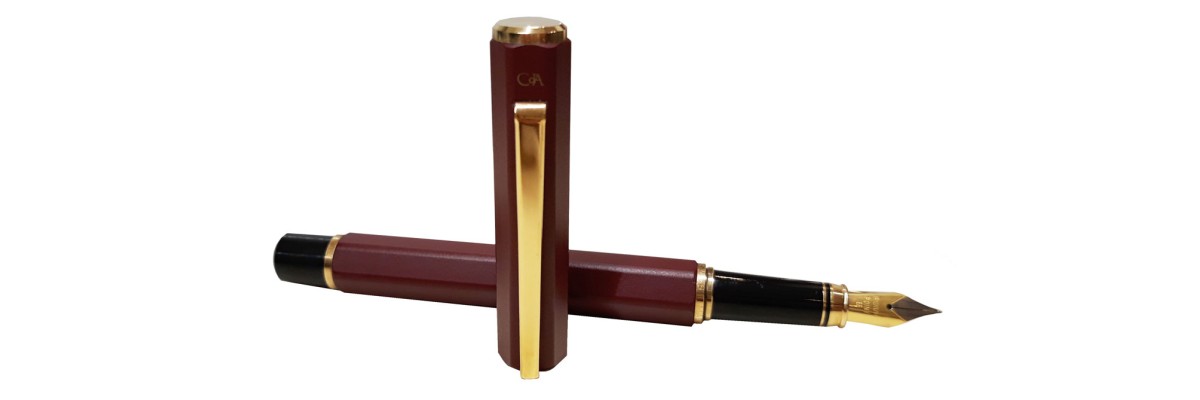 Caran d'Ache - Ecridor Satin Laquer - Fountain Pen - Bordeaux