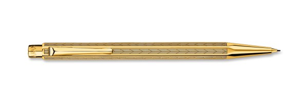 Caran d'Ache - Ecridor - Chevron Gold Plated - Pencil
