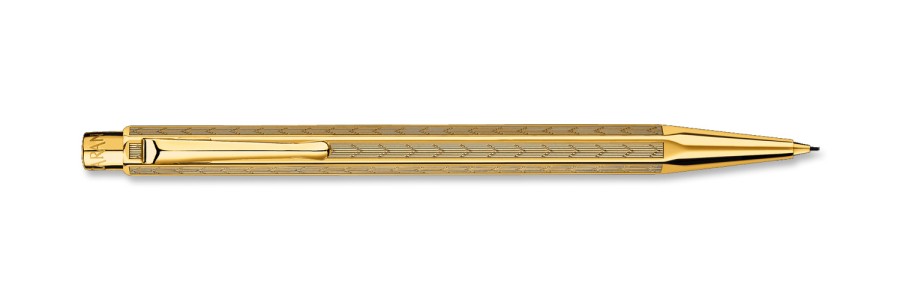 Caran d'Ache - Ecridor - Chevron Gold Plated - Pencil