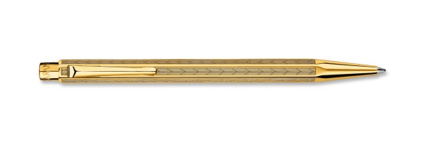 Caran d'Ache - Ecridor - Chevron Gold Plated - Ballpoint Pen