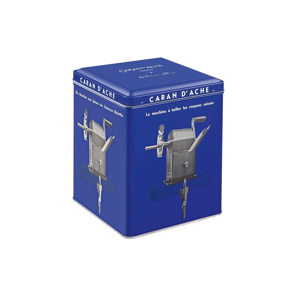 Caran D'ache - Crank Pencil Sharpener - Klein Blue