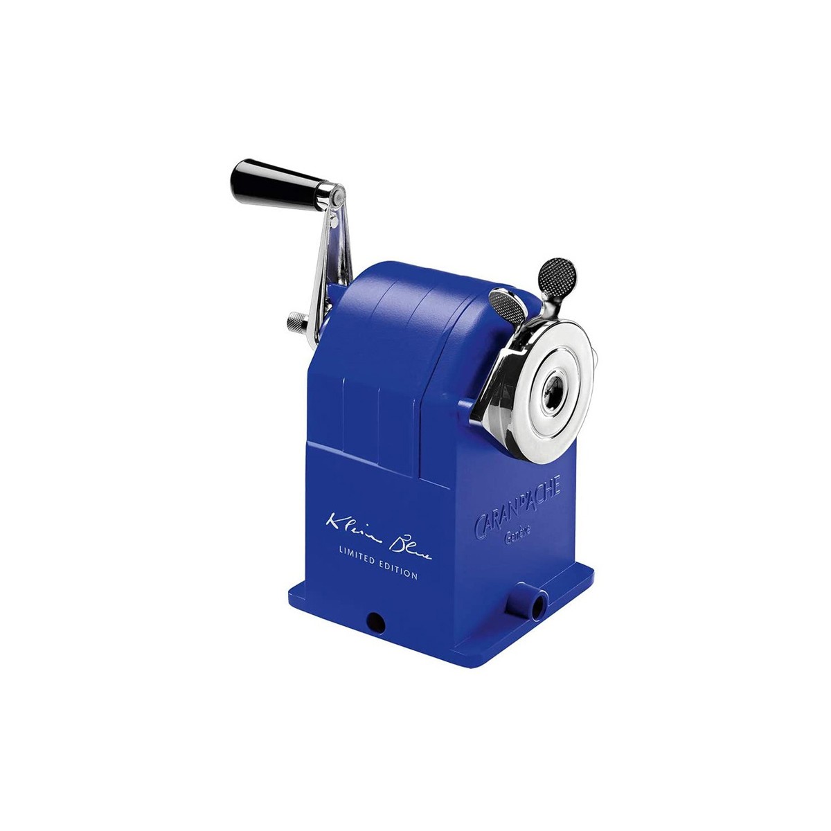 Caran D'ache - Crank Pencil Sharpener - Klein Blue