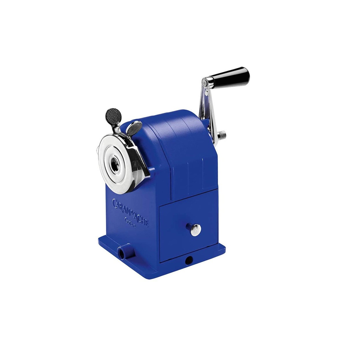 Caran D'ache - Crank Pencil Sharpener - Klein Blue