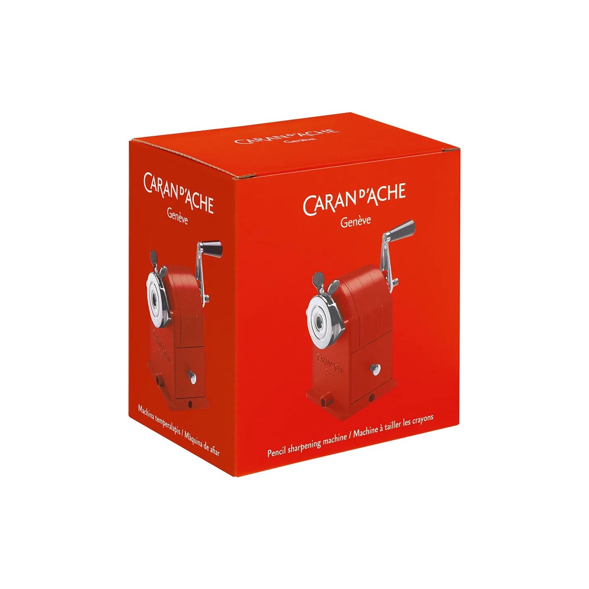 Caran D'ache - Crank Pencil Sharpener Red