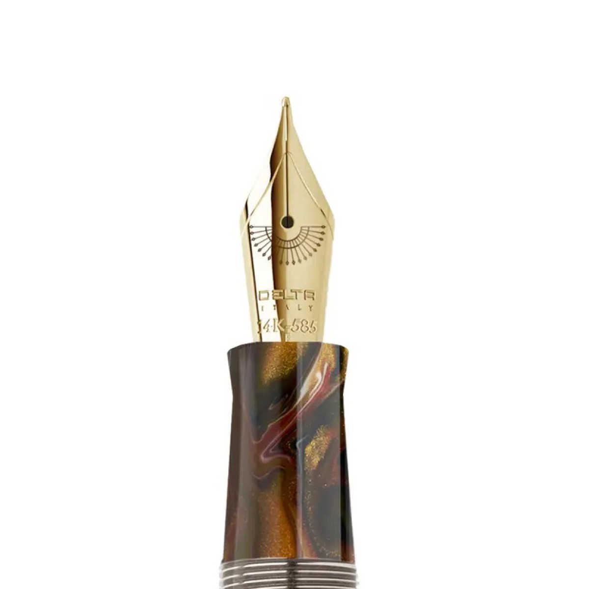 Delta - Alessandro Manzoni - Fountain Pen - Piston 14Kt Gold Nib
