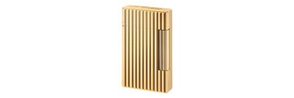 Dupont - 020803B - Accendino Initial - Golden bronze Linee