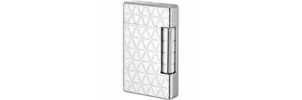 Dupont - 020805 - Initial Lighter - White bronze Fire head