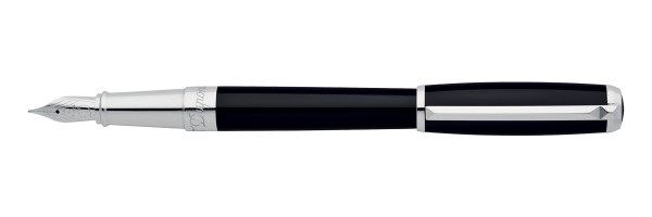 Dupont - LINE D - Natural Laquer Palladium - Fountain Pen Over Size