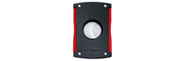 Dupont - Cigar Cutter Maxijet - Matt black & red