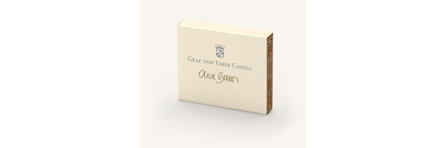 Graf von Faber Castell - Ink Cartridges - Olive Green