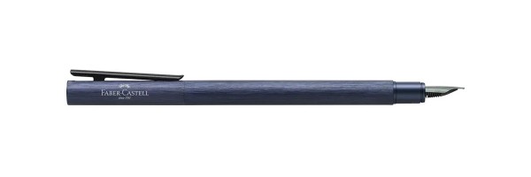 Faber Castell - Neo Slim - Fountain Pen - Aluminium Dark Blue