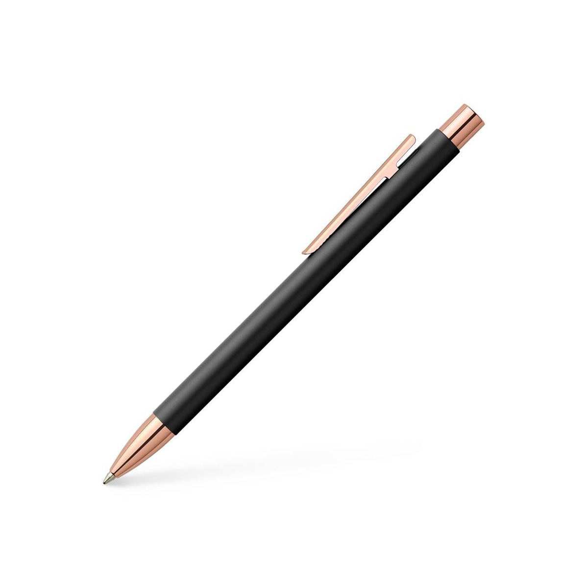 Faber Castell - Neo Slim - Penna a sfera - Nera Oro Rosa