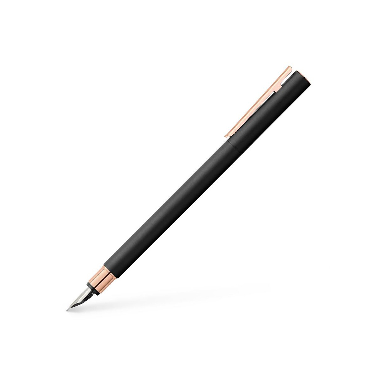 Faber Castell - Neo Slim - Fountain Pen - Black Rose Gold