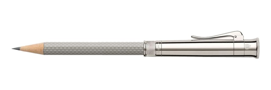 Graf von Faber Castell - Perfect Pencil - Pearl Grey, Guilloche Engraving