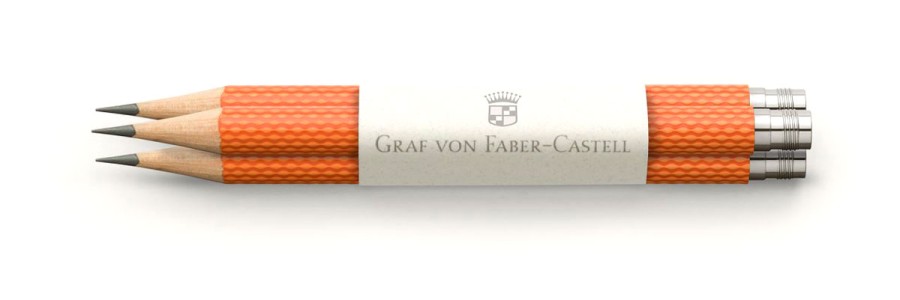 Graf von Faber Castell - 3 Pencils - Orange