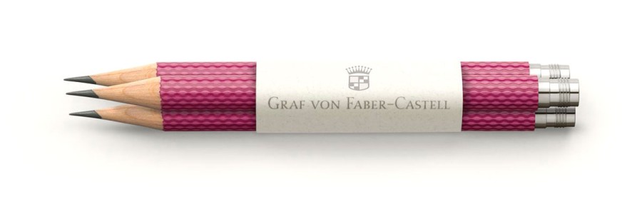 Graf von Faber Castell - 3 matite di ricambio Matita Perfetta - Fucsia