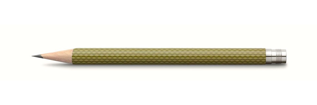 Graf von Faber Castell - 3 spare pencils Perfect Pencil - Olive green