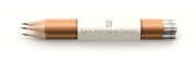 Graf von Faber Castell - 3 spare pencils Perfect Pencil - Cognac