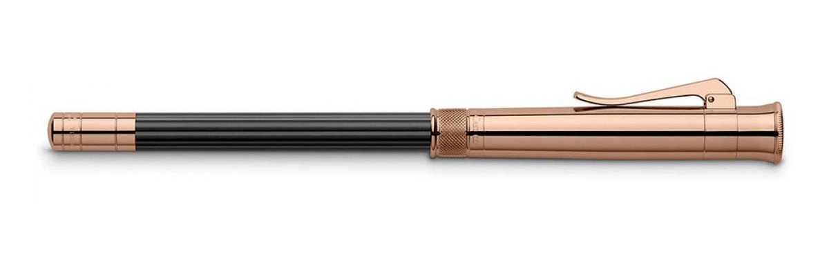 Graf von Faber Castell - Perfect Pencil - Rose Gold - Black Wood