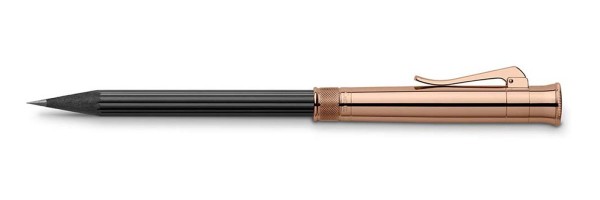 Graf von Faber Castell - Perfect Pencil - Rose Gold - Black Wood