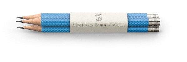 Graf von Faber Castell - 3 spare pencils Perfect Pencil - Gulf Blue