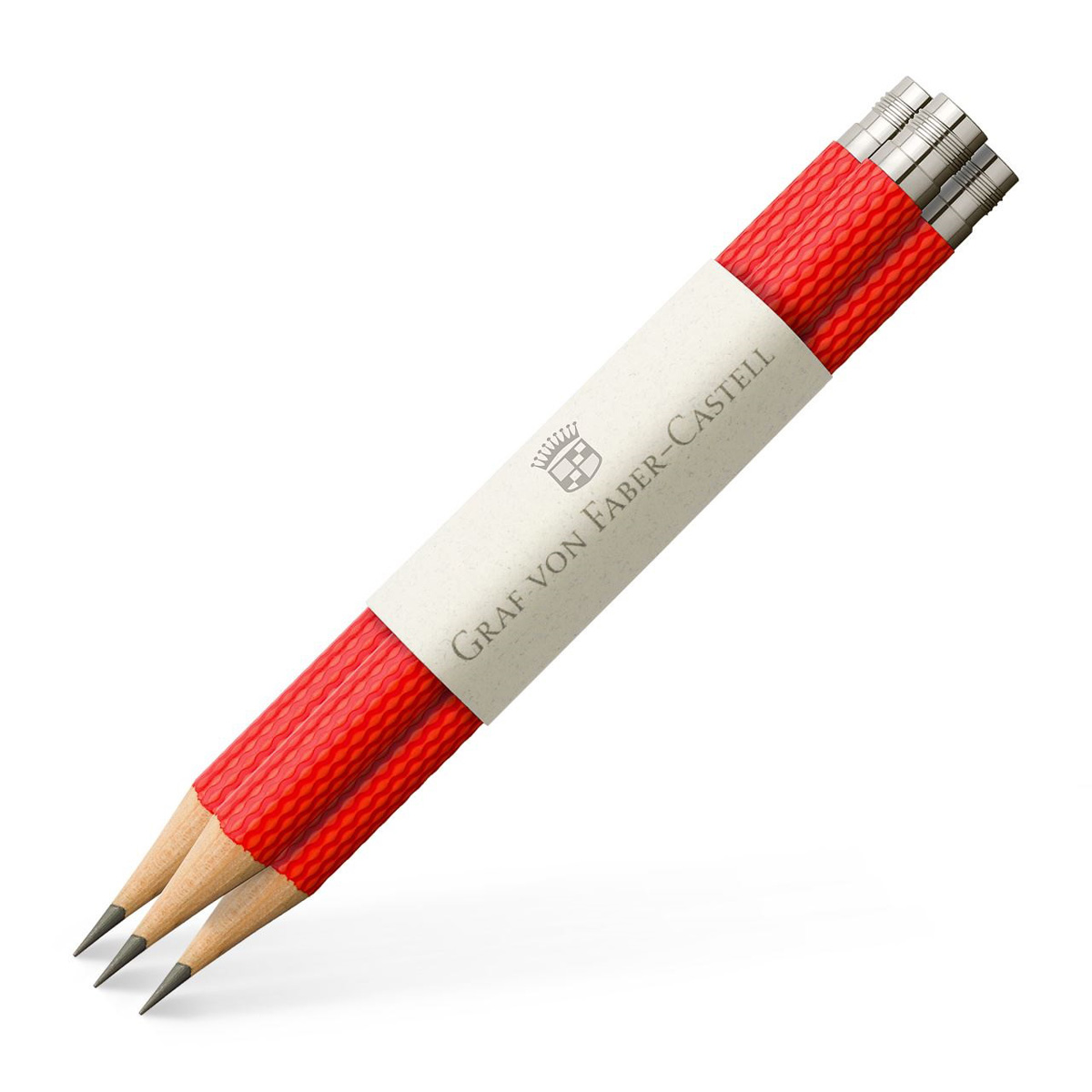 Graf von Faber Castell - 3 matite di ricambio Matita Perfetta - Rosso India