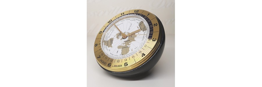 Jaccard - Table Clock -  WT Conte Gold Black Grey