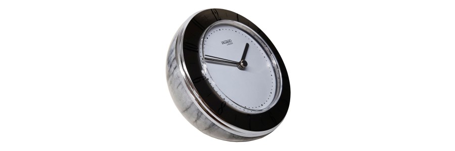 Jaccard - Table Clock - Conte Silver Grey