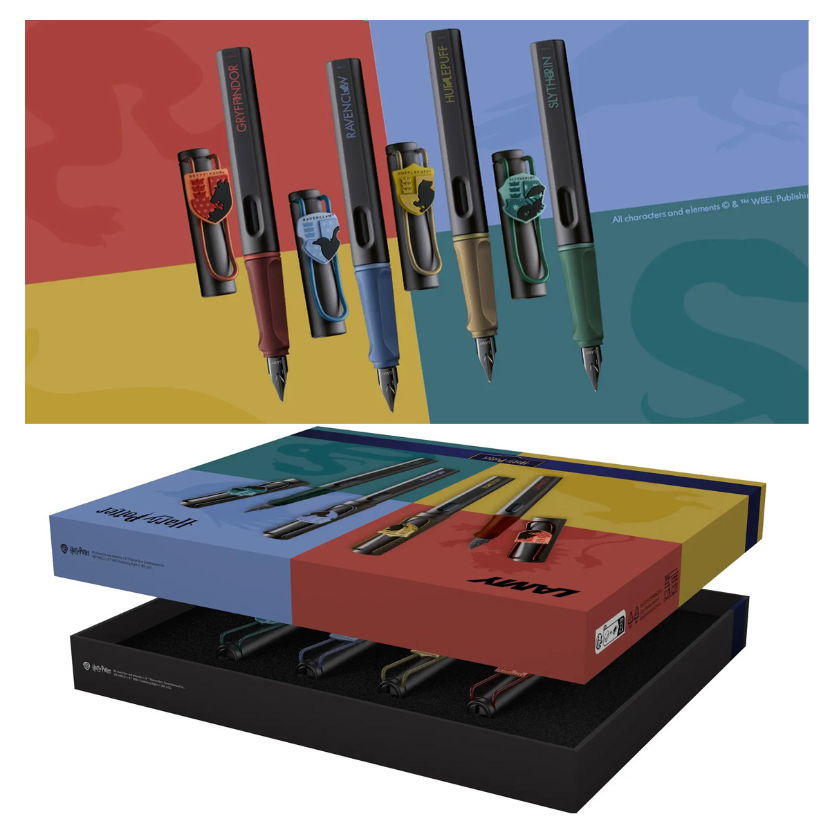 Lamy safari - Harry Potter - SET di  4 Stilografiche