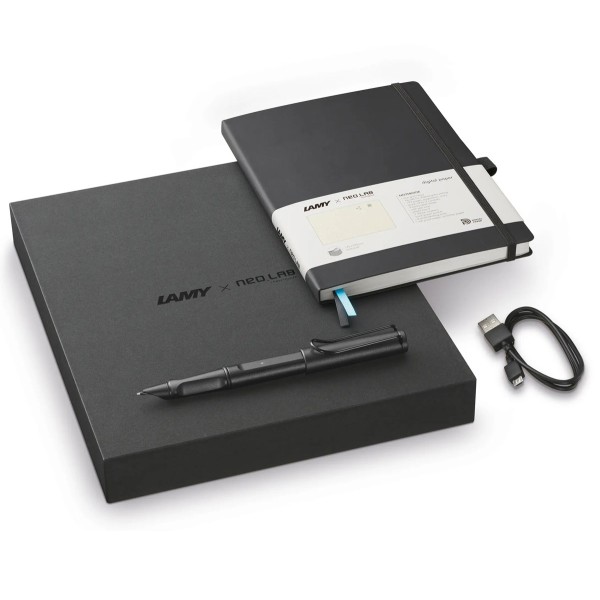 Lamy - Safari all black ncode SET Ballpen - Digital Notebook 