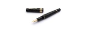 Leonardo Officina Italiana - Momento Zero Grande - Art Dèco 2021 - Black GT - Fountain pen