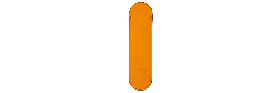 Leonardo Officina Italiana - Astuccio Portapenne - 1 Posto Arancio