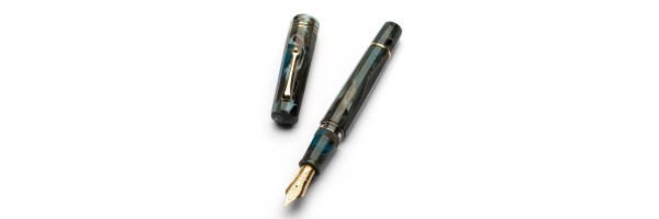 Leonardo Officina Italiana - Dodici (Twelve) - Magmatica GT - Stilografica - Pennino in oro 14kt.