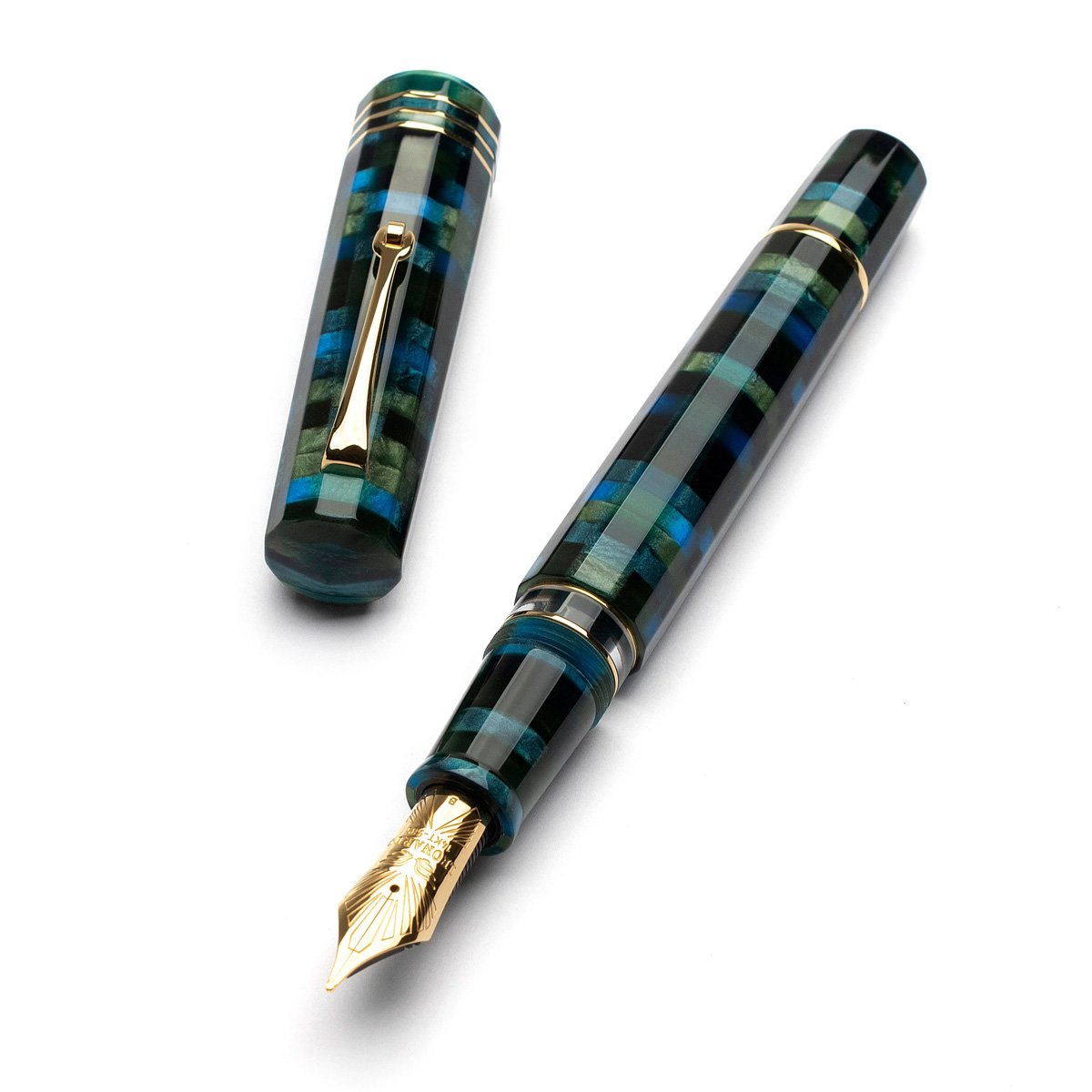 Leonardo Officina Italiana - Dodici (Twelve) - Mosaico GT - Fountain pen - 14kt. Gold Nib