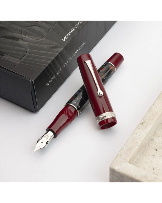 Leonardo Officina Italiana - Momento Zero - Marmo Pompei ST - Fountain pen Leonardo Officina Italiana - Momento Zero - Marmo Pompei ST - Fountain pen