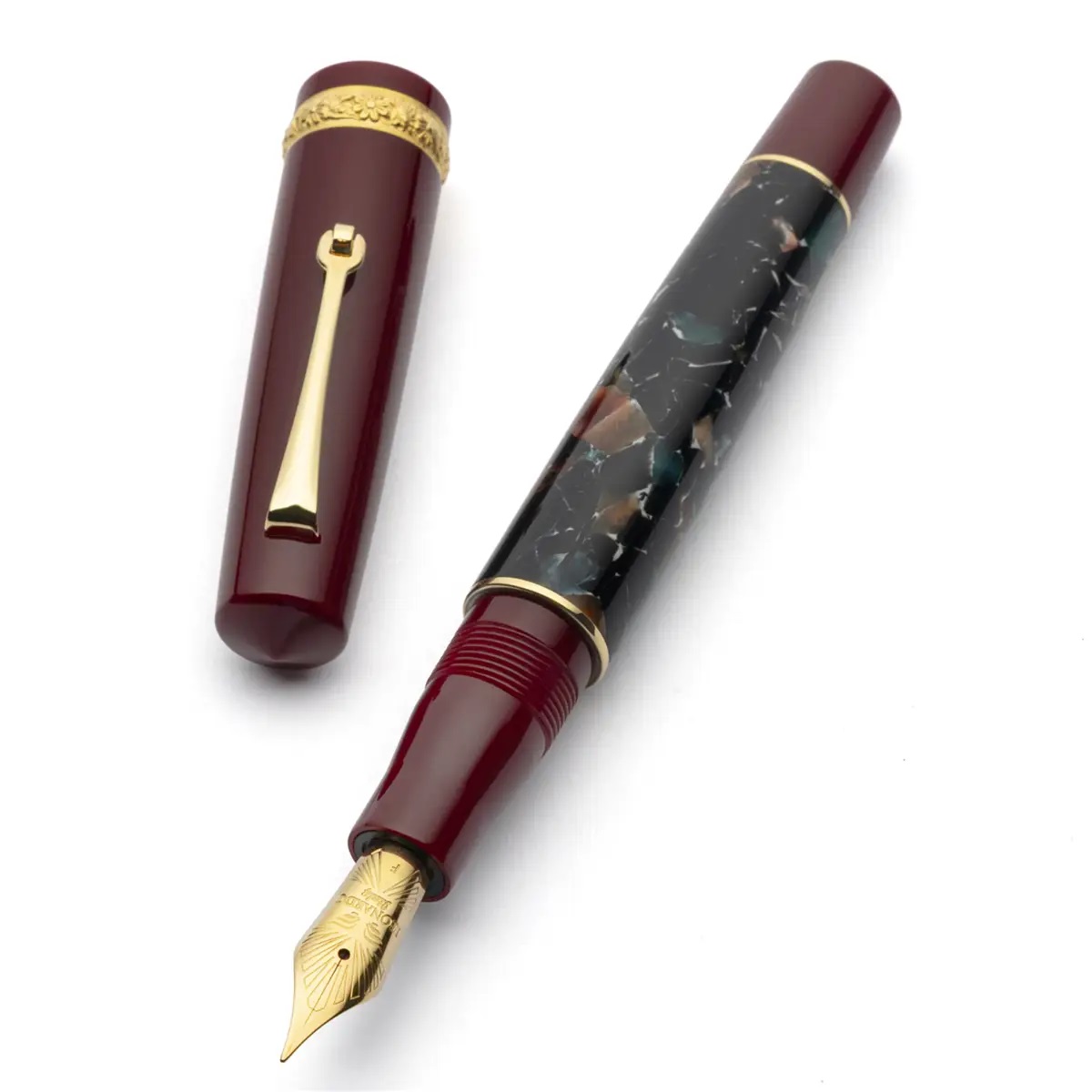 Leonardo Officina Italiana - Momento Zero - Marmo Pompei GT - Fountain pen Leonardo Officina Italiana - Momento Zero - Marmo Pompei GT - Fountain pen
