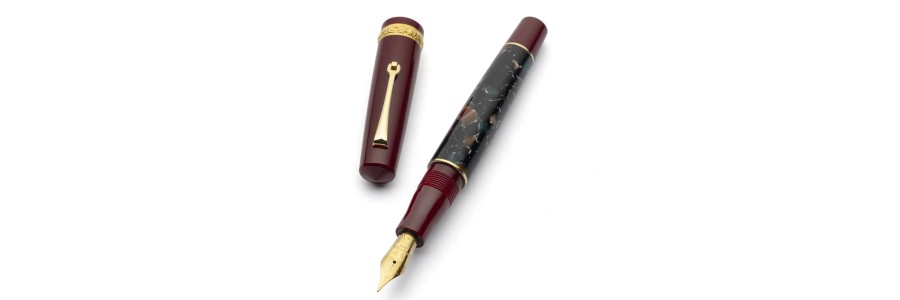 Leonardo Officina Italiana - Momento Zero - Marmo Pompei GT - Fountain pen Leonardo Officina Italiana - Momento Zero - Marmo Pompei GT - Fountain pen
