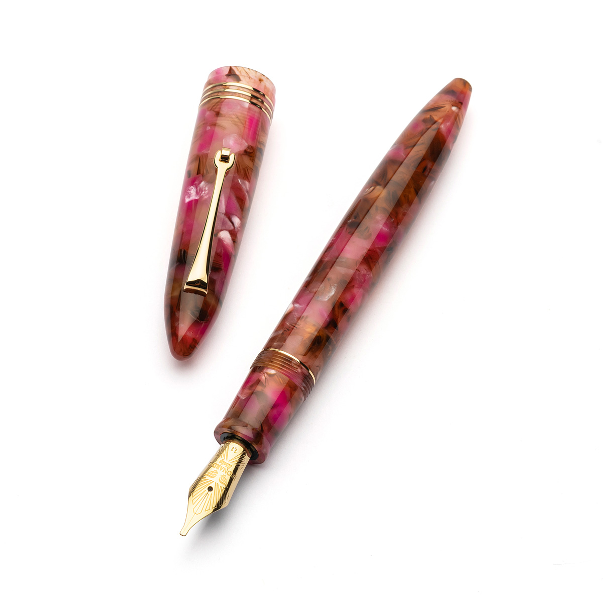 Leonardo Officina Italiana - Furore 2025 - Lampone Selvatico GT - Stilografica - Pennino oro 14kt. (La Fenice)